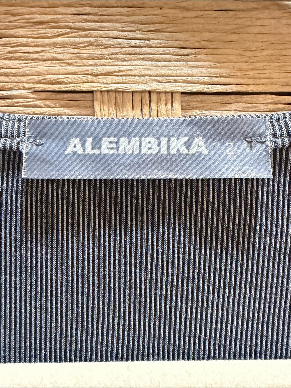 ALEMBIKA Gray Lagenlook Mixed Media Tunic Dress Oversized Size 2 Medium - Picture 4 of 7